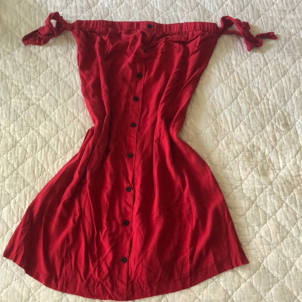 Off the shoulder dress